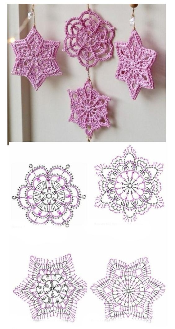 crochet christmas ornaments 2