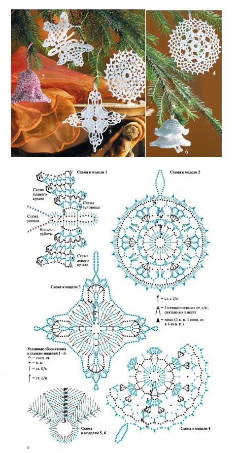 crochet christmas ornaments 9