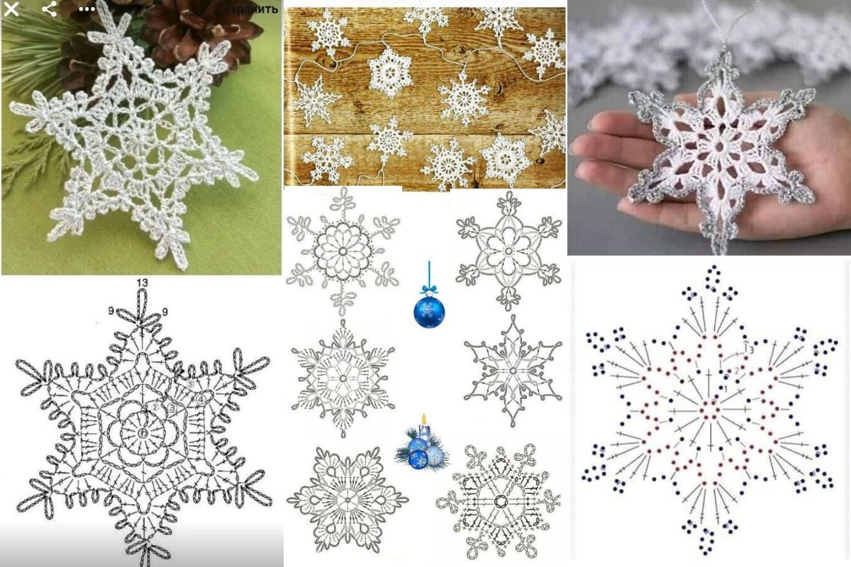 crochet snowflake graphics 10