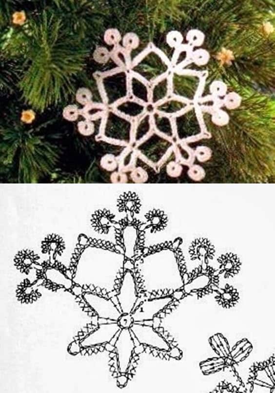 crochet snowflake graphics 2