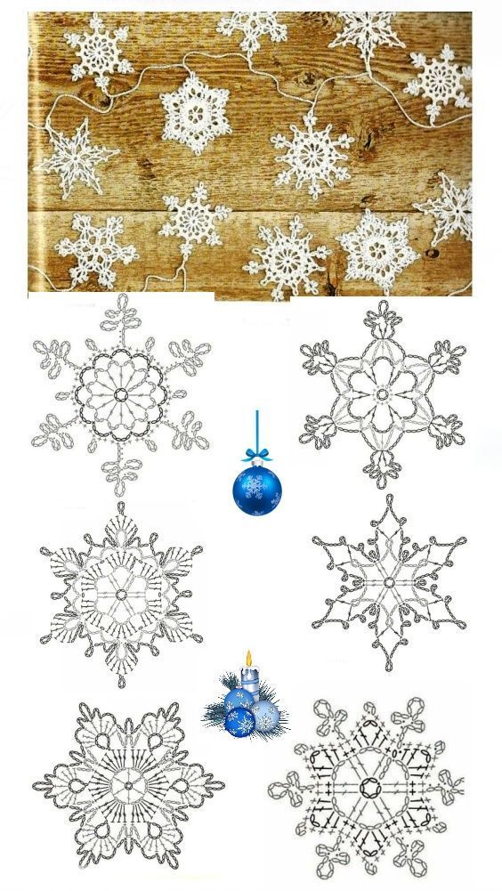 crochet snowflake graphics 6