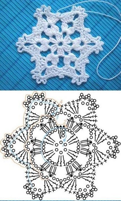 crochet snowflake graphics 7