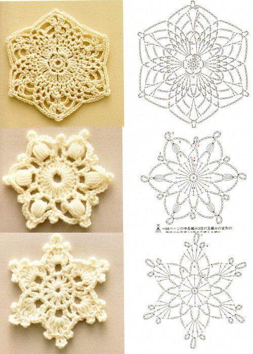 crochet snowflake graphics 8