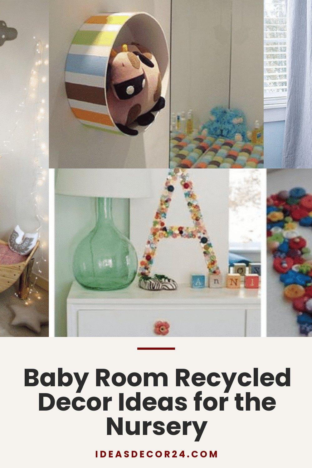 Baby Room Recycled Decor Ideas for the Nursery