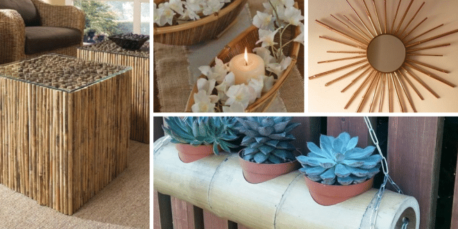decorate bamboo crafts
