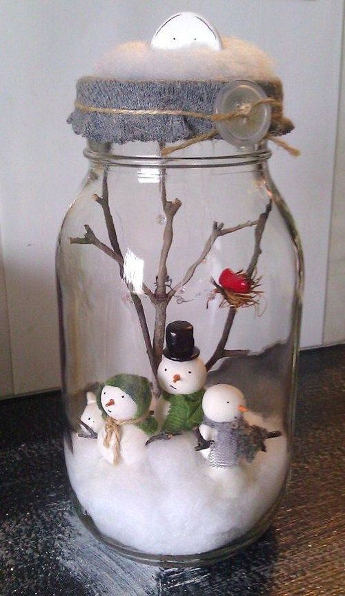 decorated christmas jars 4