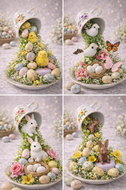 These Decorated Easter Mugs Will Transform Your Party Into a Spring Celebration decorated easter mug 7 scaled