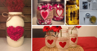 decorated pots for valentines day