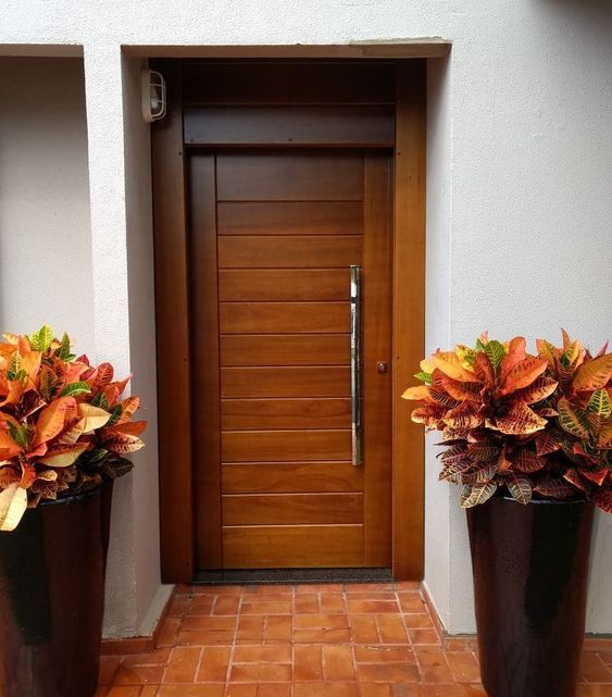 decorating front door with plants flowers 9