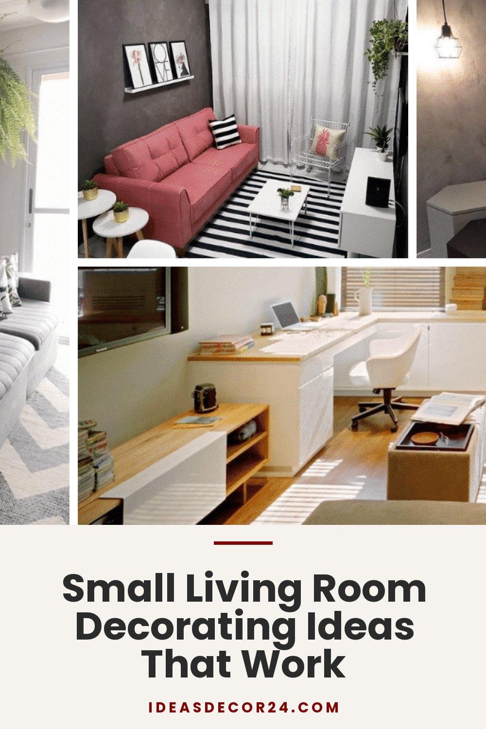 Small Living Room Decorating Ideas That Work