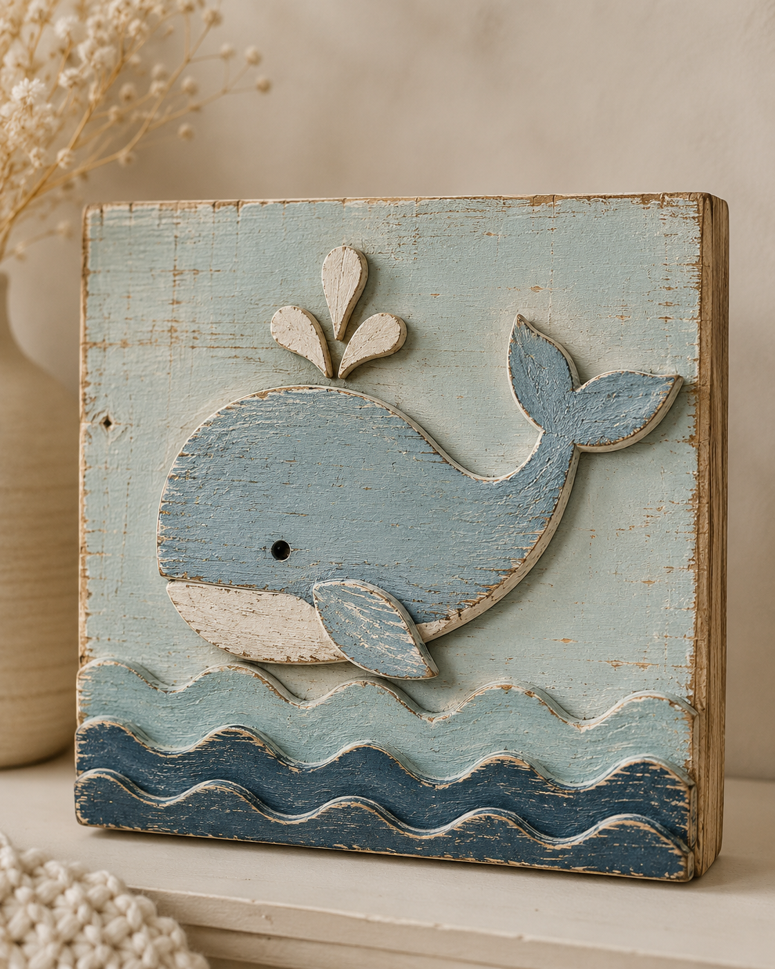 Beautiful Decorative Elements for the Home Made with Wood and Paint decorative elements for the home made with wood and paint 2