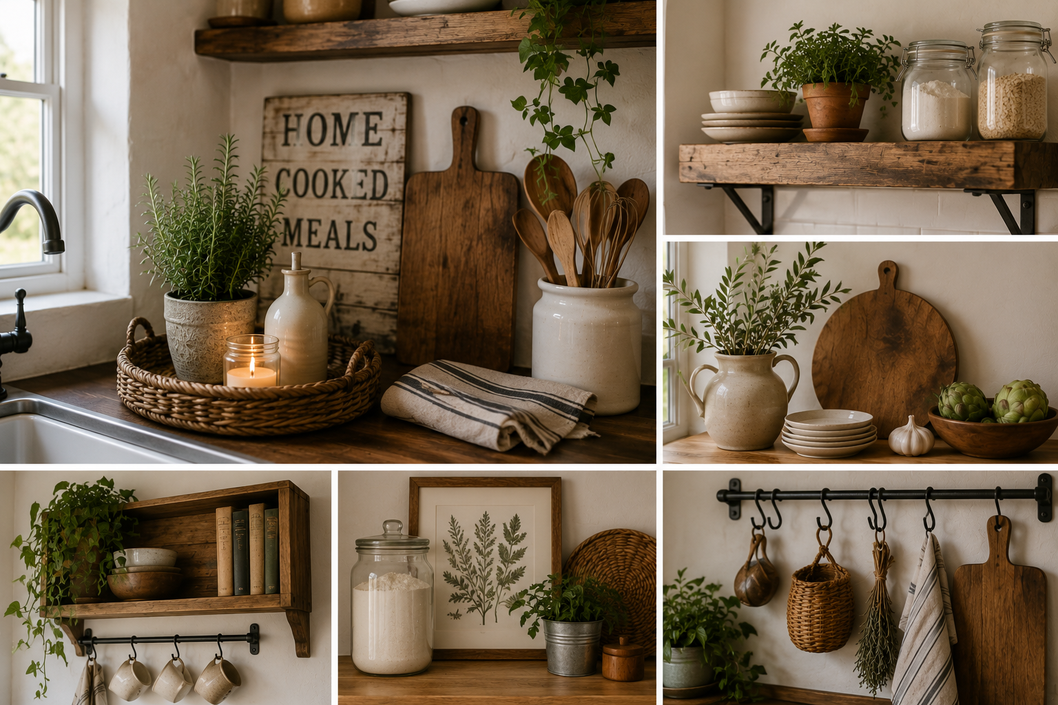 Decorative Ideas to Give Your Kitchen a Rustic Touch decorative ideas to give your kitchen a rustic touch 3