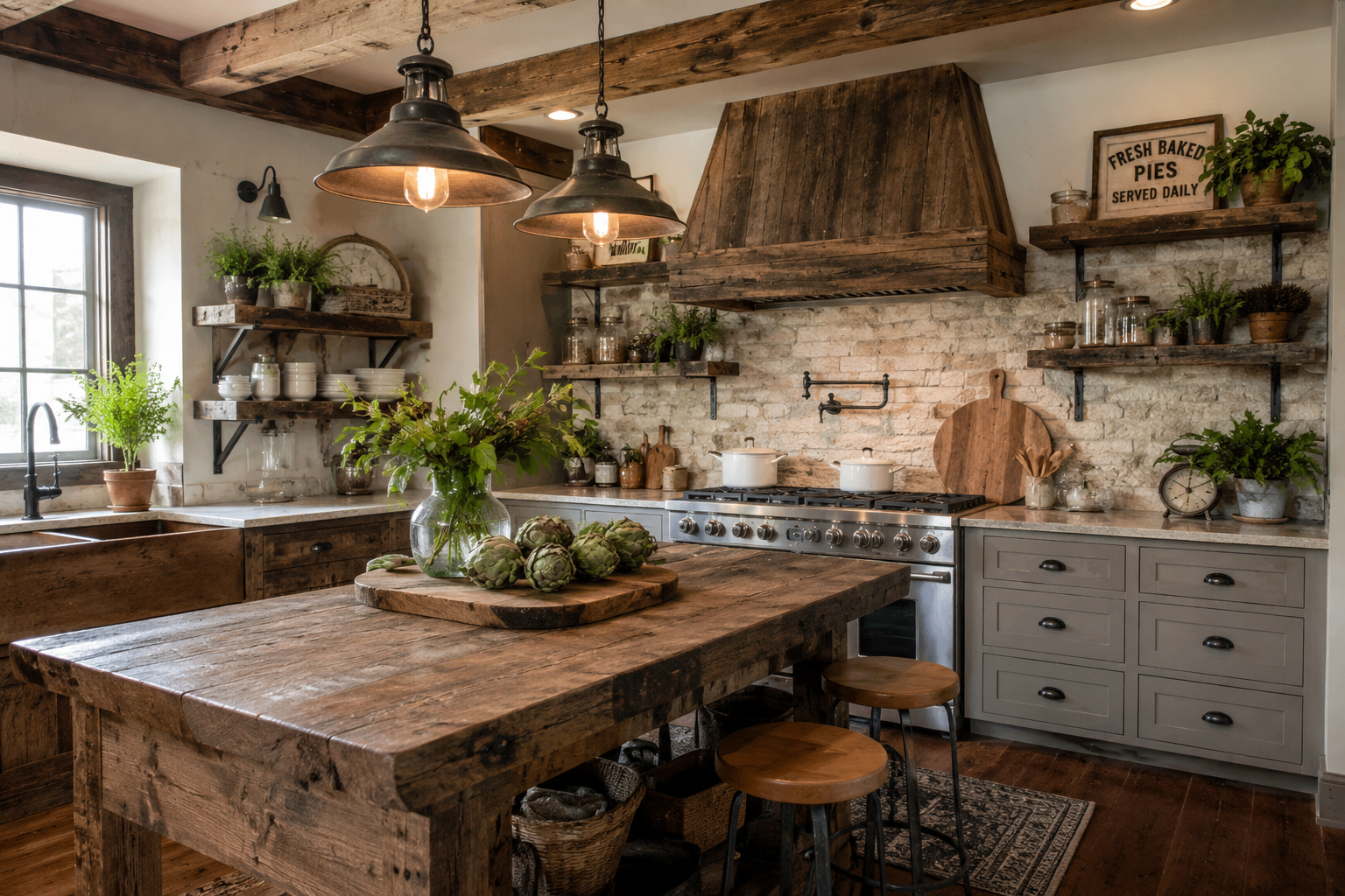 Decorative Ideas to Give Your Kitchen a Rustic Touch Decorative Ideas to Give Your Kitchen a Rustic Touch decorative ideas to give your kitchen a rustic touch 7