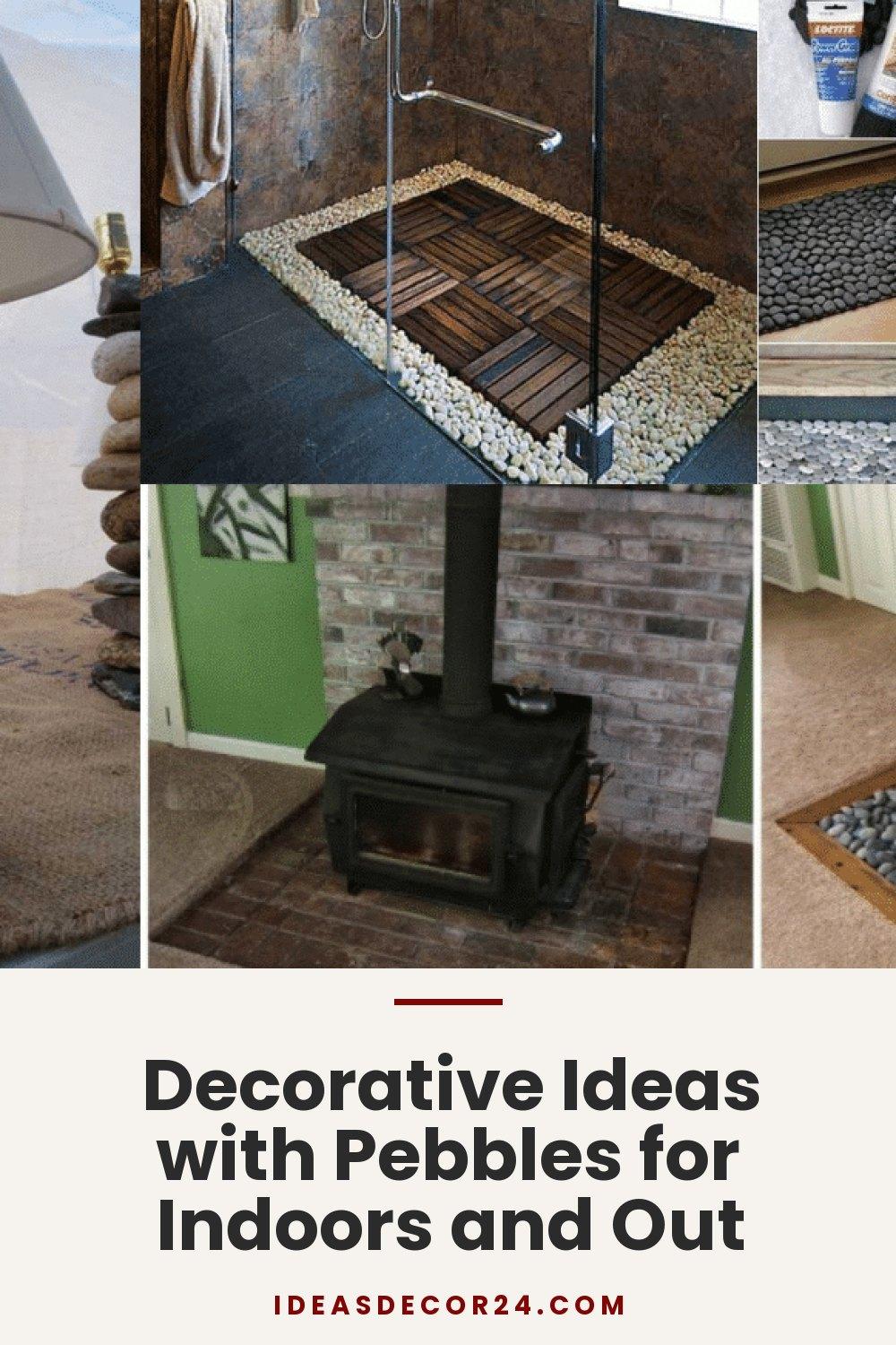 Decorative Ideas with Pebbles for Indoors and Out