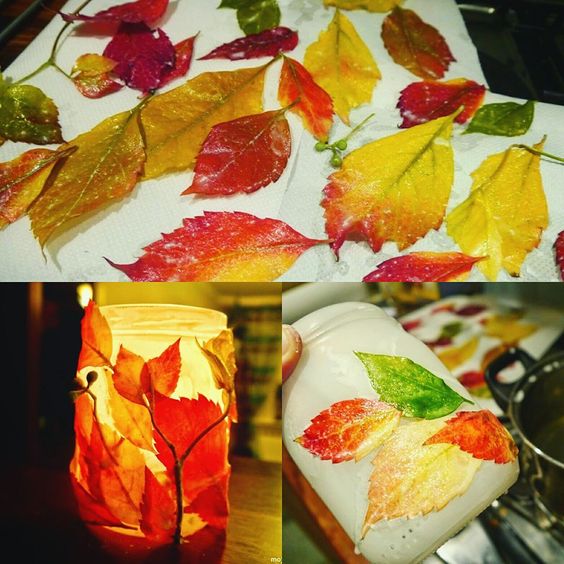 diy decoration with leaves 10