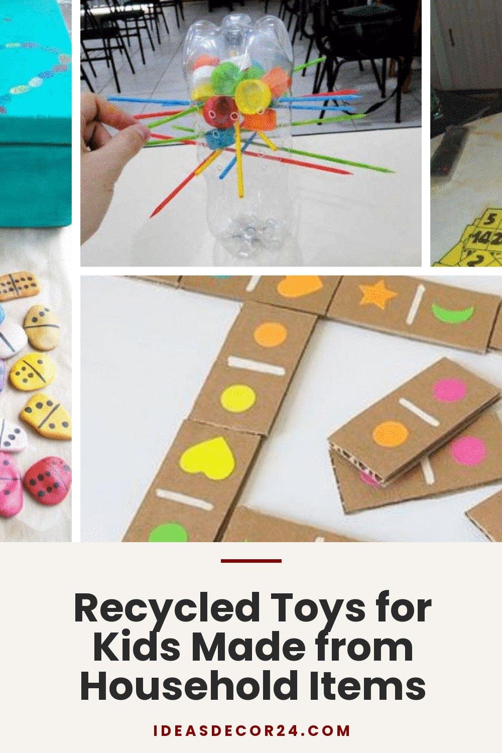 Recycled Toys for Kids Made from Household Items