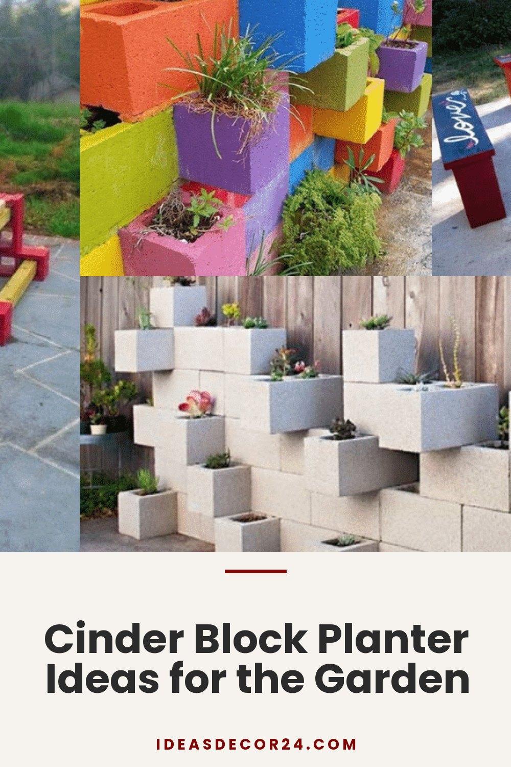 Cinder Block Planter Ideas for the Garden