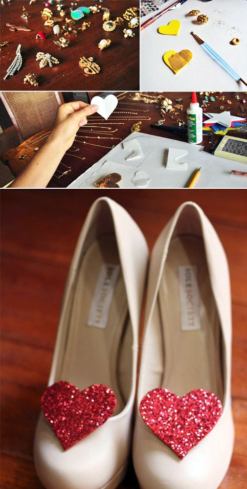 diy glitter shoes 7