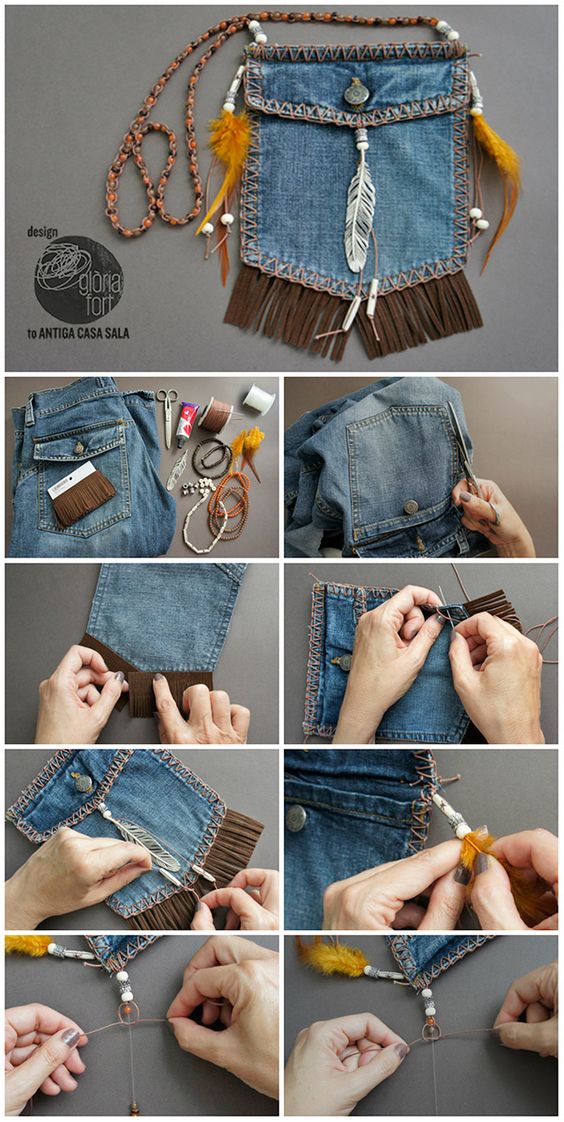 diy jeans bags tutorials 1