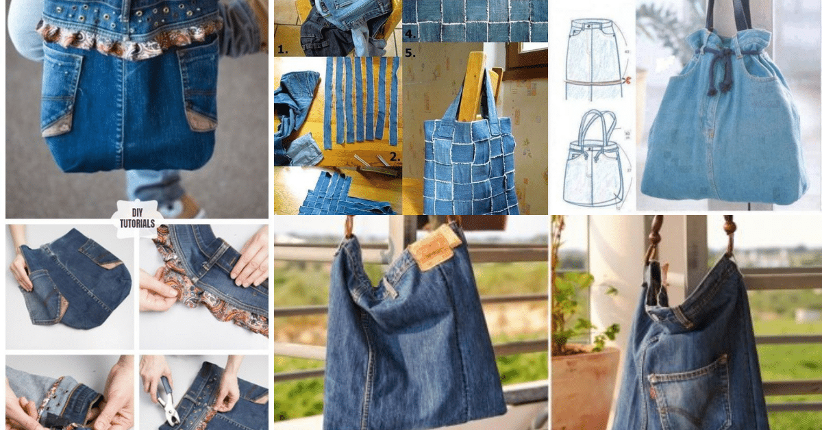 DIY Jeans Bags – Tutorials and Ideas