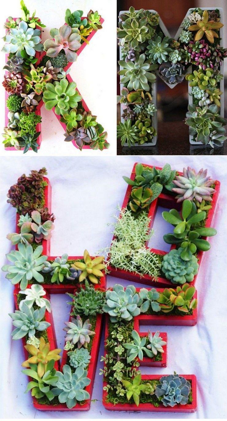 Stunning DIY Monogram Planter Ideas Everyone Will Love diy monogram planter ideas 7