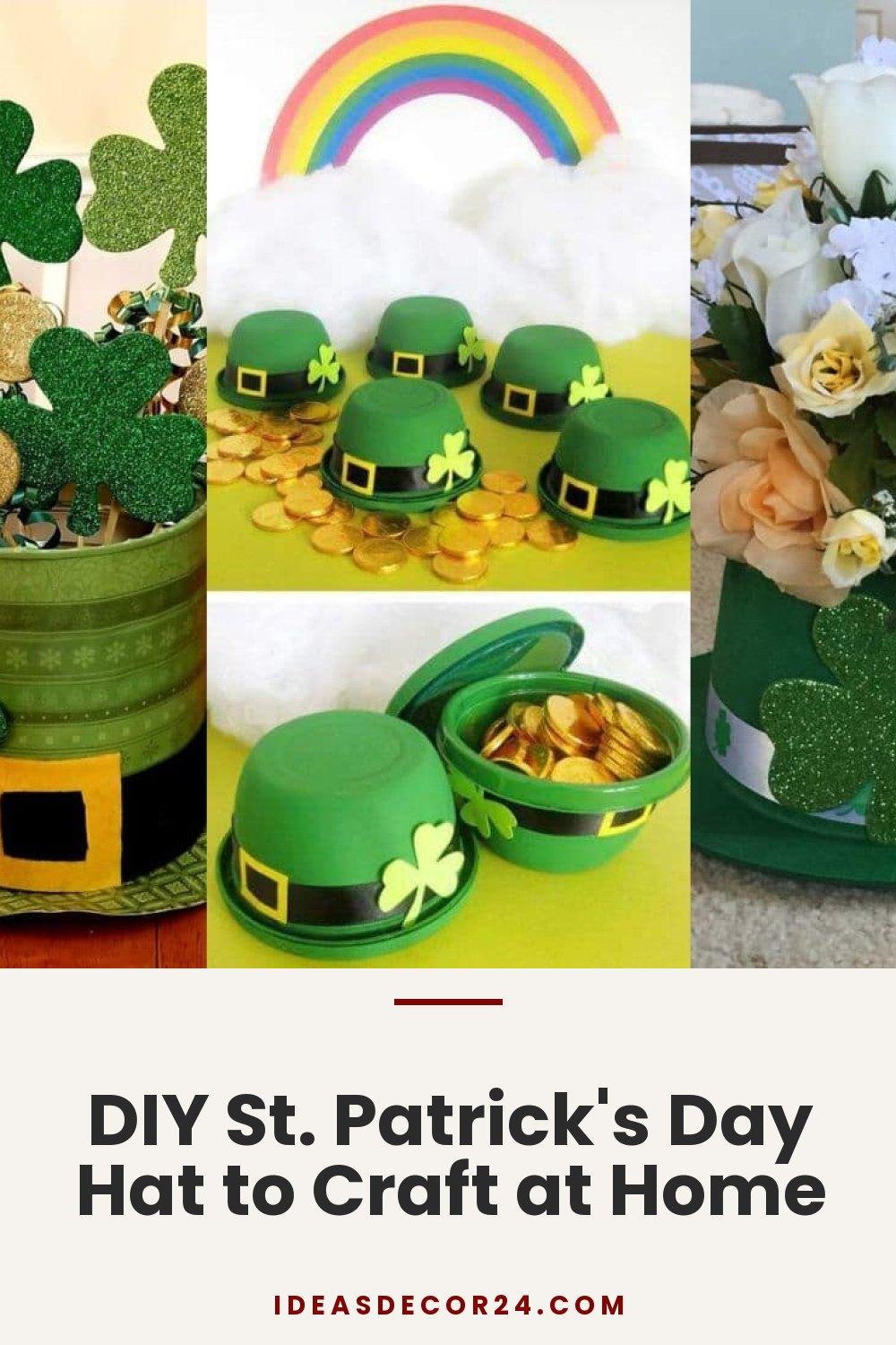 DIY St. Patrick's Day Hat to Craft at Home
