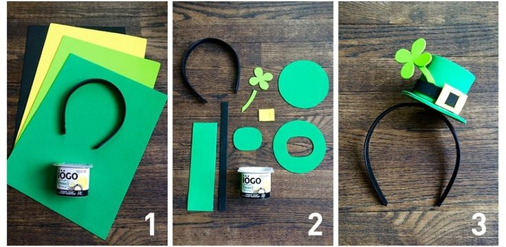 diy st patricks day hat 6