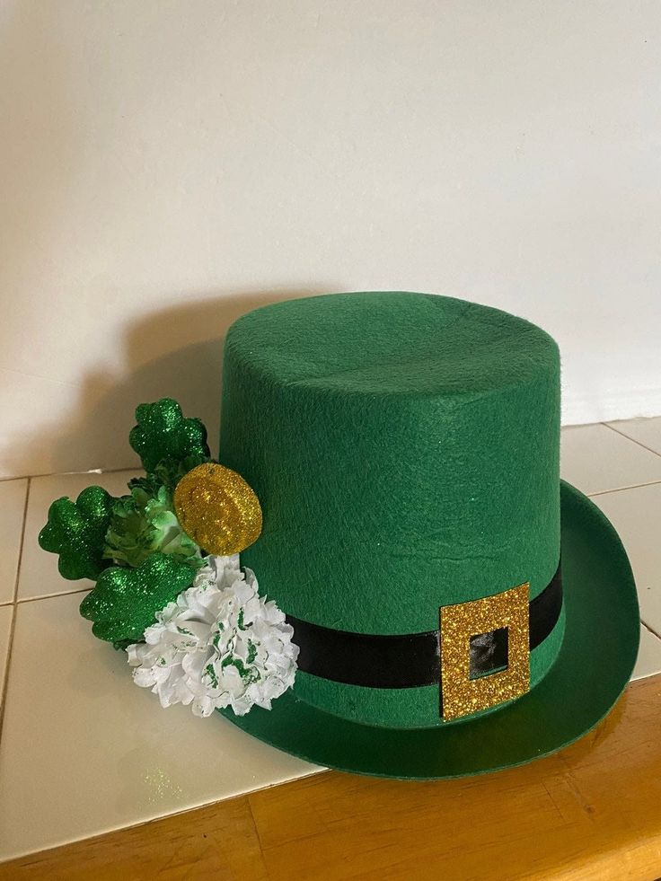 diy st patricks day hat 9