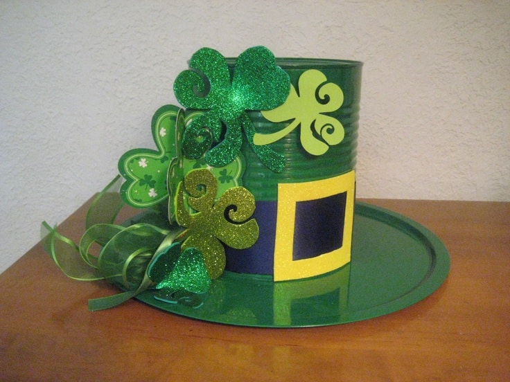 diy st patricks day hat