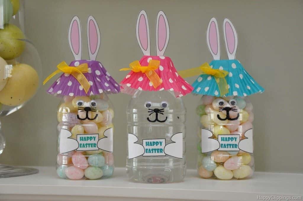 easter crafts with plastic bottle