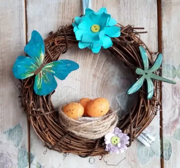 easter decoration ideas with dried branches 7
