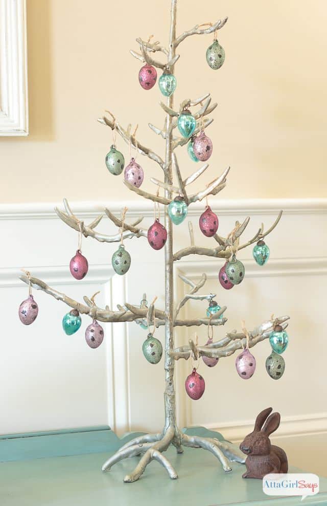 easter trees decorated with eggs 4