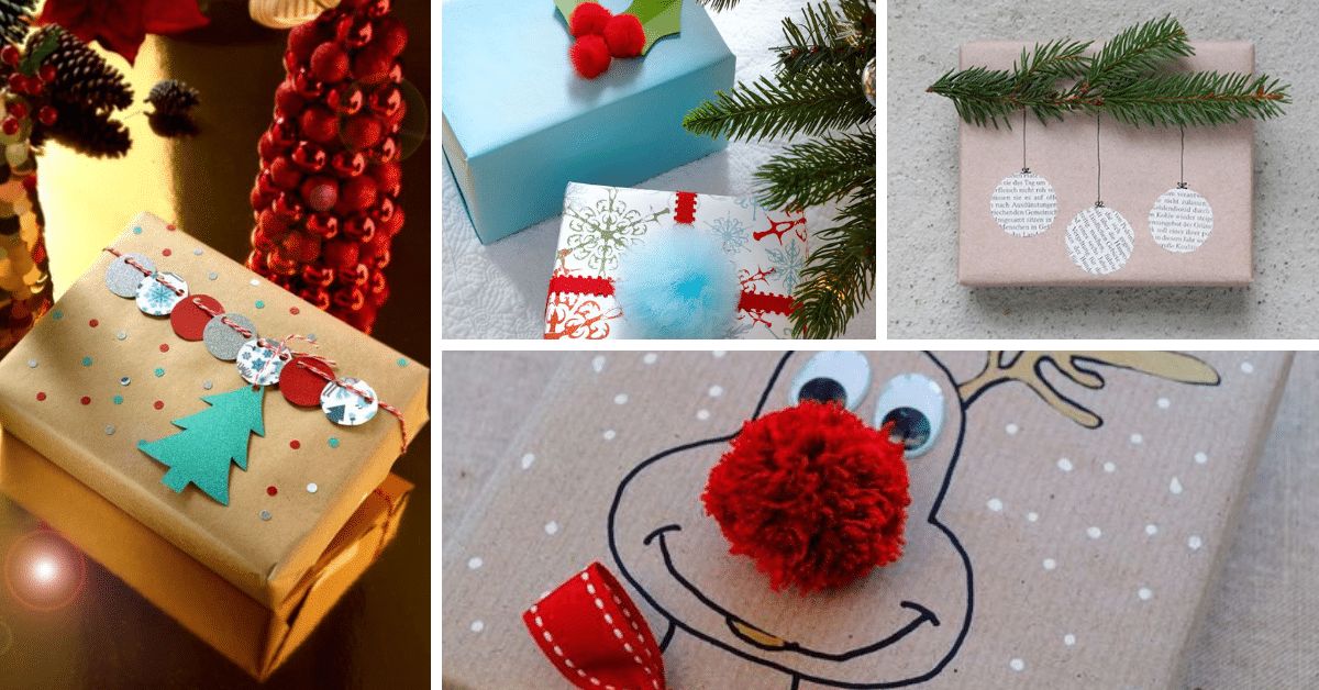 25 Easy Christmas Gift Wrapping Ideas