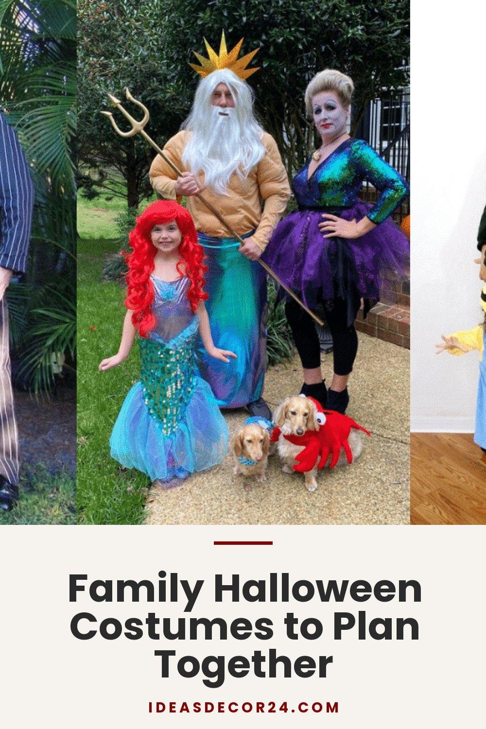 Family Halloween Costumes to Plan Together