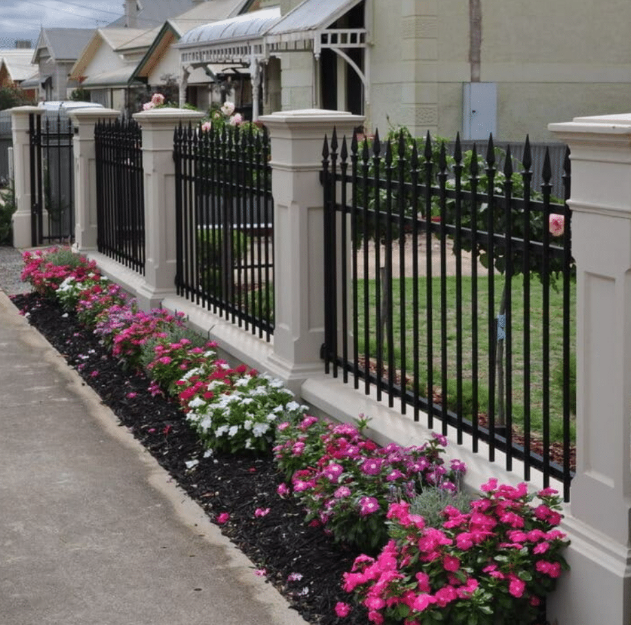 fence ideas decorated with small gardens 13