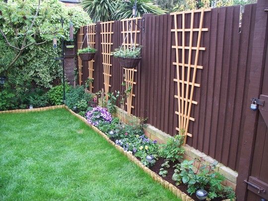 fence ideas decorated with small gardens 9