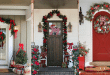 front door decoration for christmas