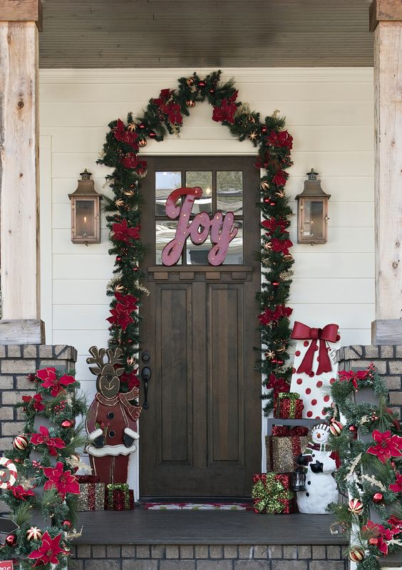 front door decoration for christmas 13