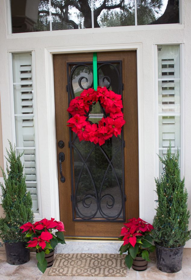 front door decoration for christmas 2