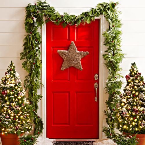 front door decoration for christmas 3