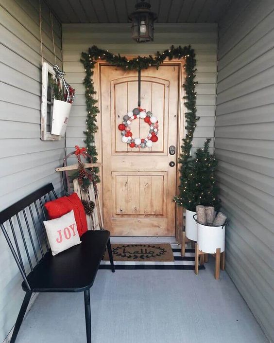front door decoration for christmas 7