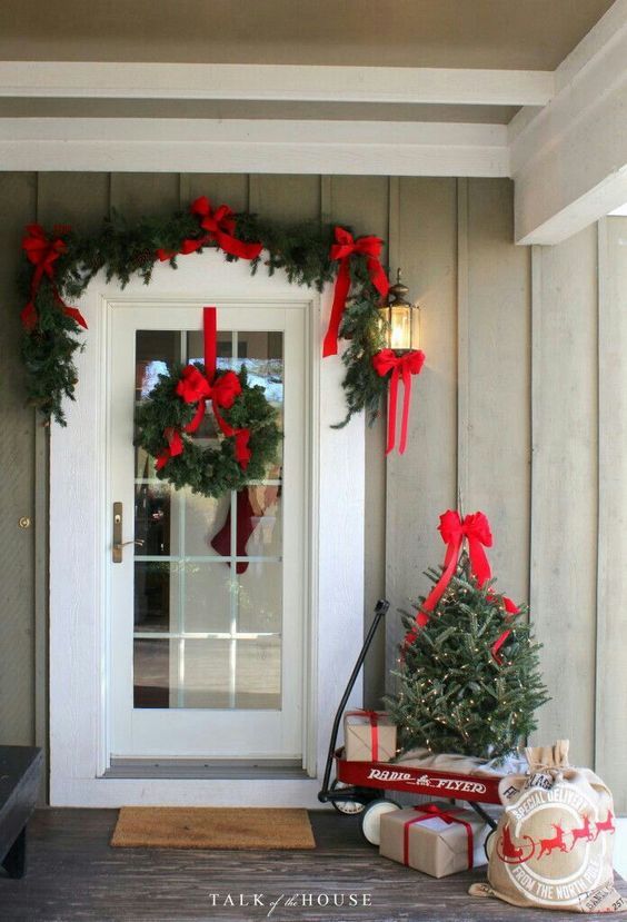 front door decoration for christmas 8