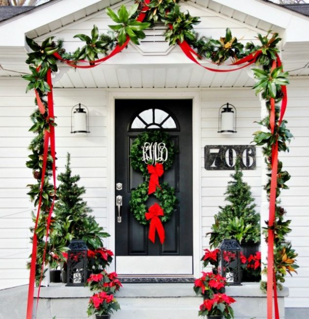 front door decoration for christmas 9