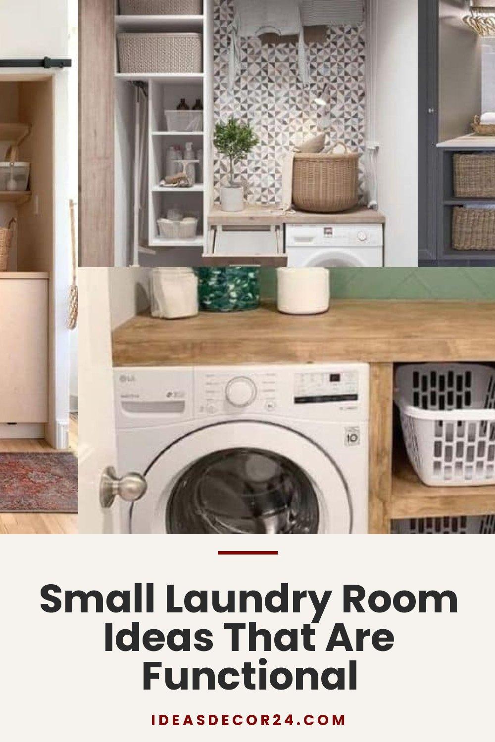 Small Laundry Room Ideas That Are Functional