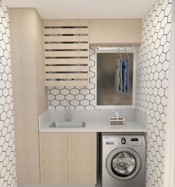 functional small laundry room ideas 7