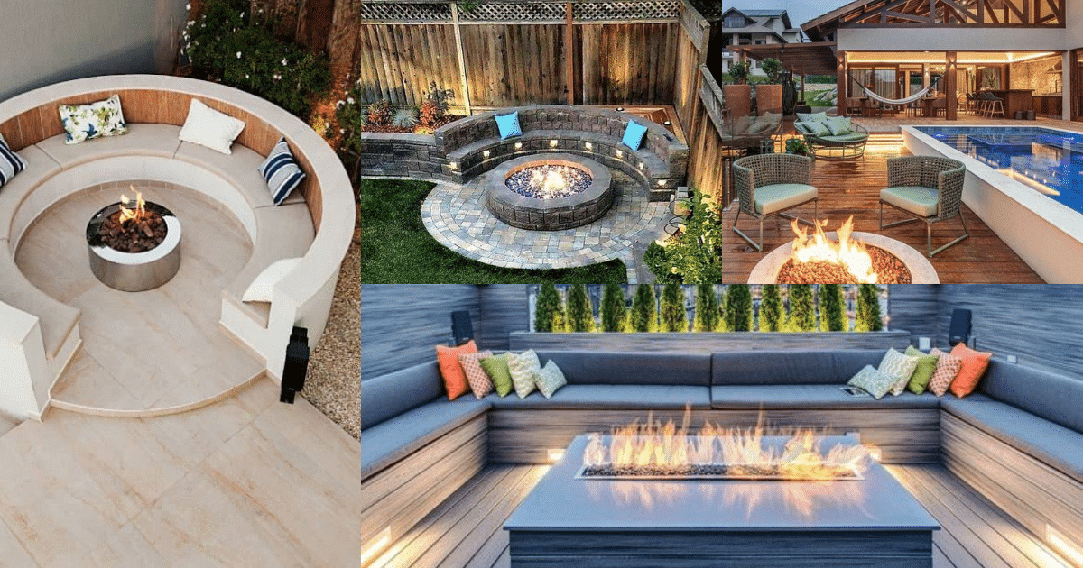 gas fire pits for deck