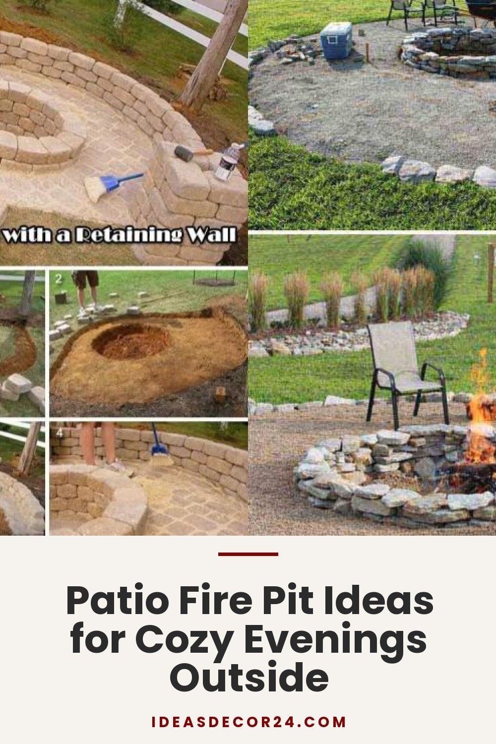 Patio Fire Pit Ideas for Cozy Evenings Outside