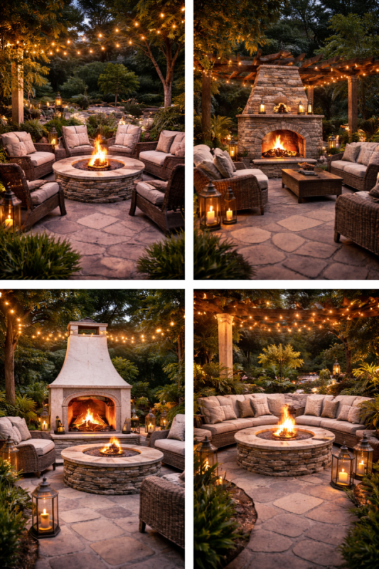 great fireplace ideas for your patio scaled