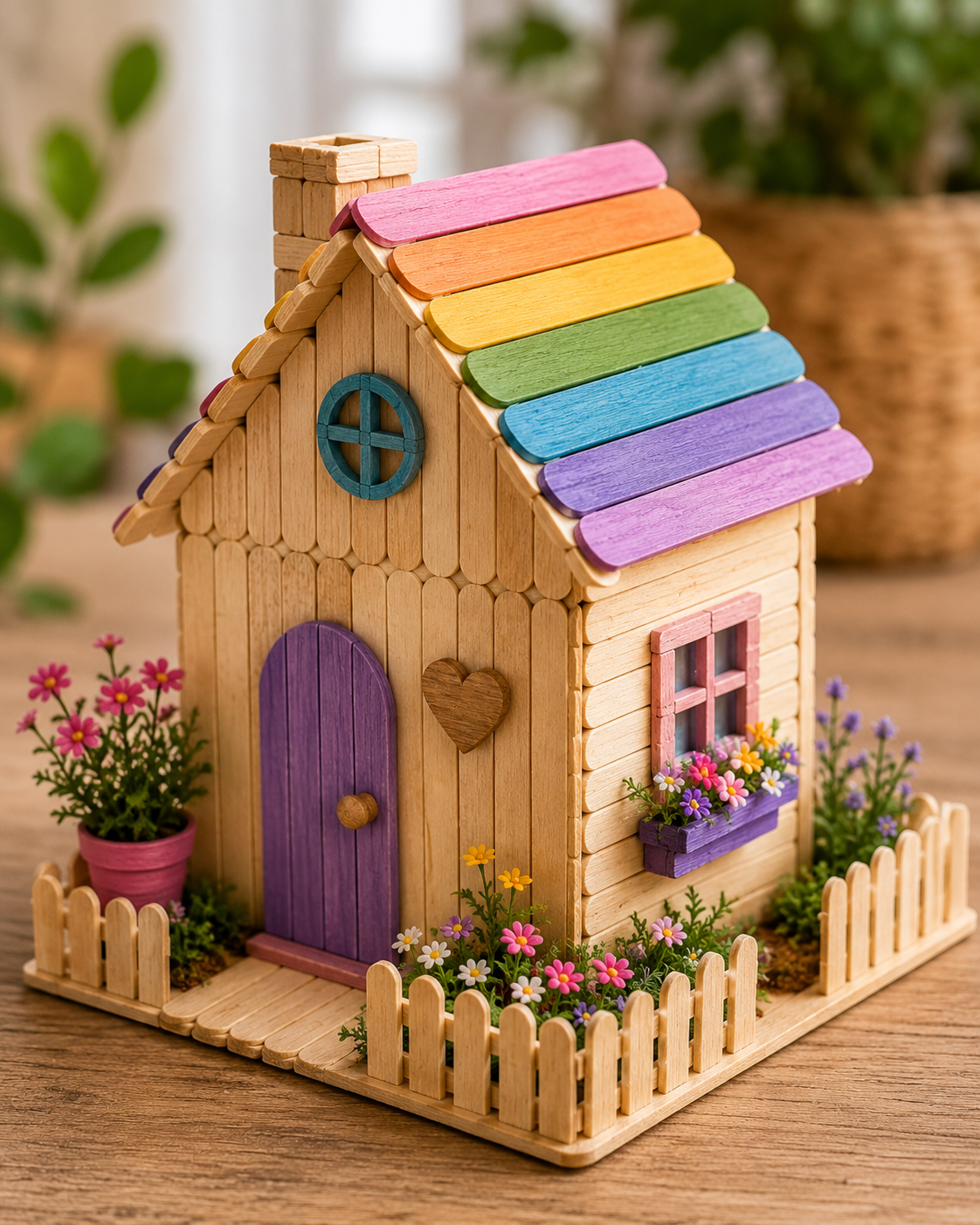 Handcrafted Houses with Ice Pops: Artful Abodes handcrafted houses with ice pops 2