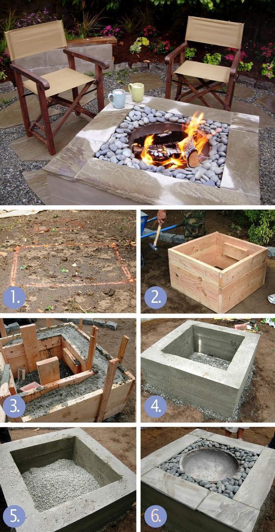 how to make fireplaces outdoors 2